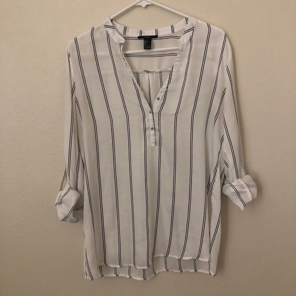 Pinstriped blouse